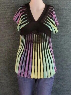 Adore Colorful Loose Knit Top